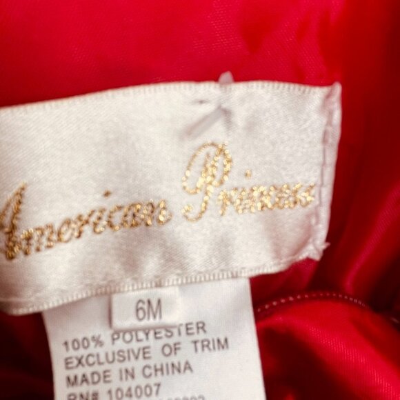 ❤️  Infant Red Dress with Bloomers Size 6M - Picture 9 of 12